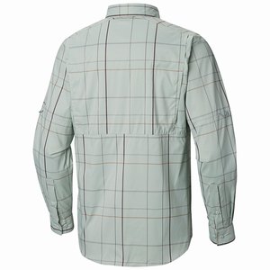 Columbia Silver Ridge Lite Plaid™ Långärmad Tröja Herr Grå (MREYX9368)